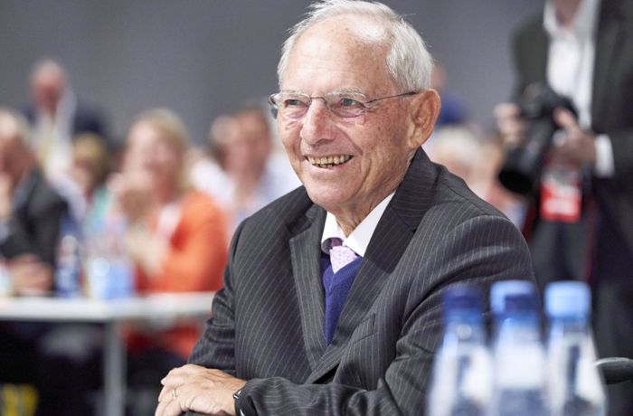 Wolfgang Schäuble feiert 80. Geburtstag