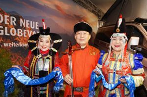 Zufriedene Gäste: Die Mongolei ist Partnerland und weckte viel Interesse. Foto: Andreas Rosar