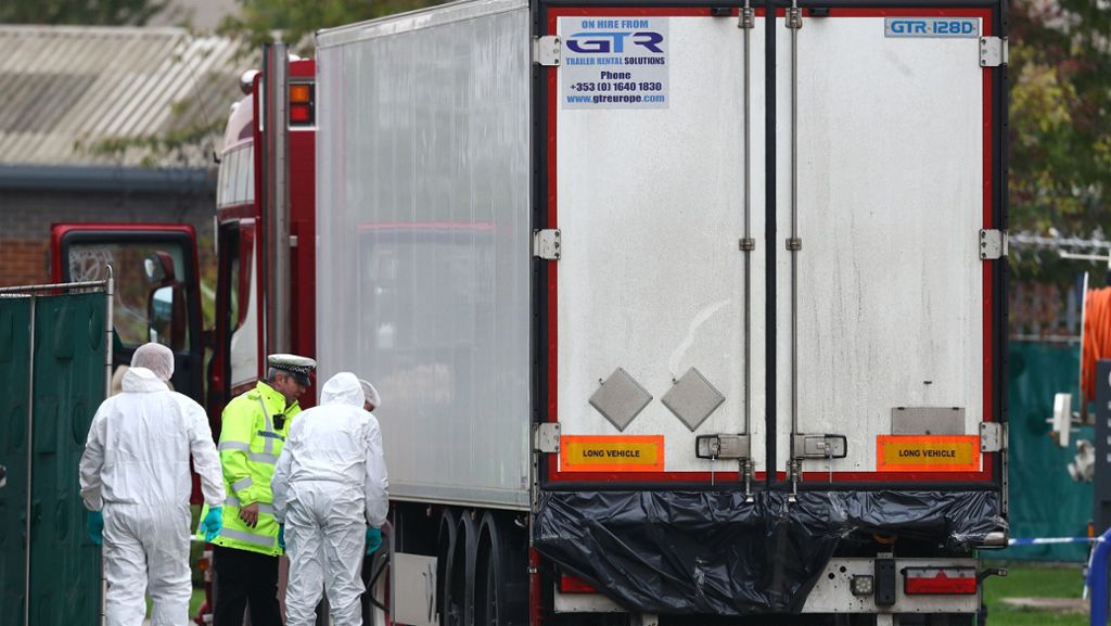 Grausiger Fund in Großbritannien: 39 Tote aus Lkw waren Chinesen