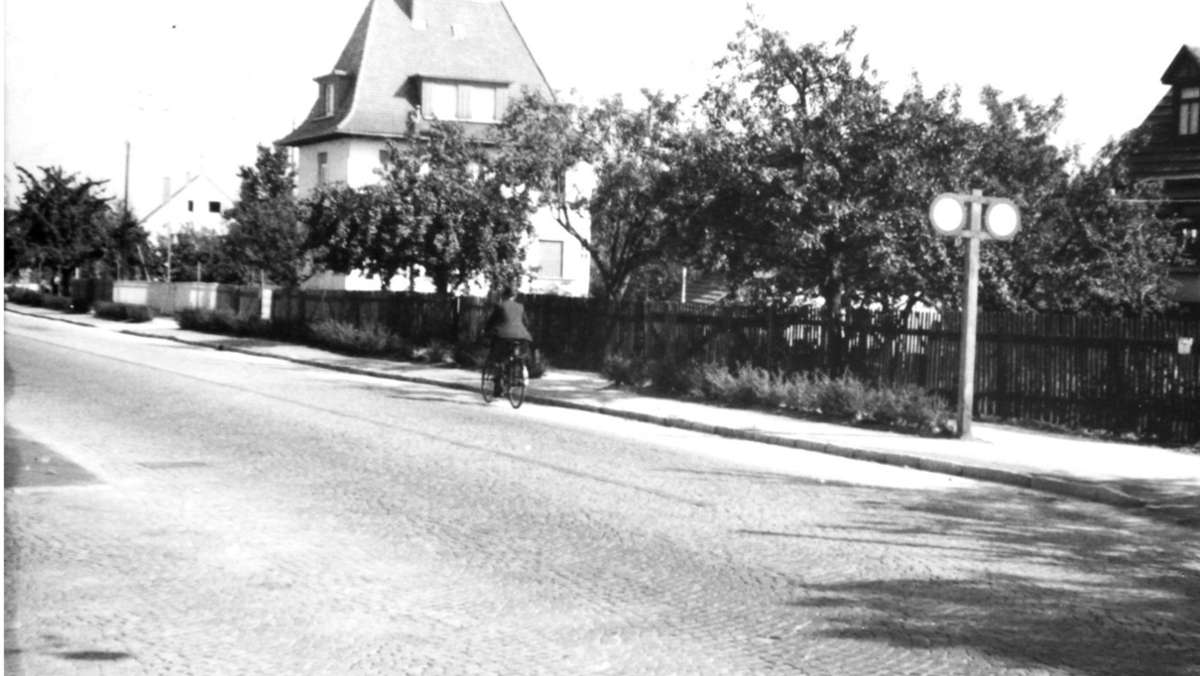 Vaihinger Hauptstraße 1942: Vaihingens Muster-Radweg ist längst abgerissen