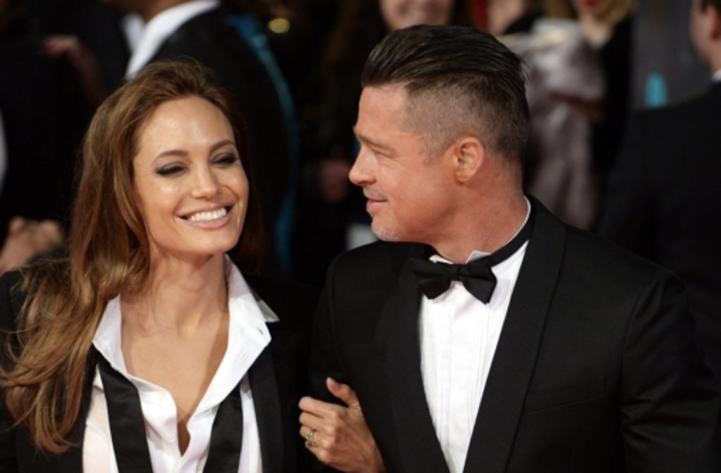 Das Schauspielerpaar Angelina Jolie und Brad Pitt
