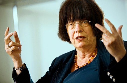 Staatsrätin Gisela Erler verspricht mehr Mitbestimmung bei Bauprojekten. Foto: Steinert