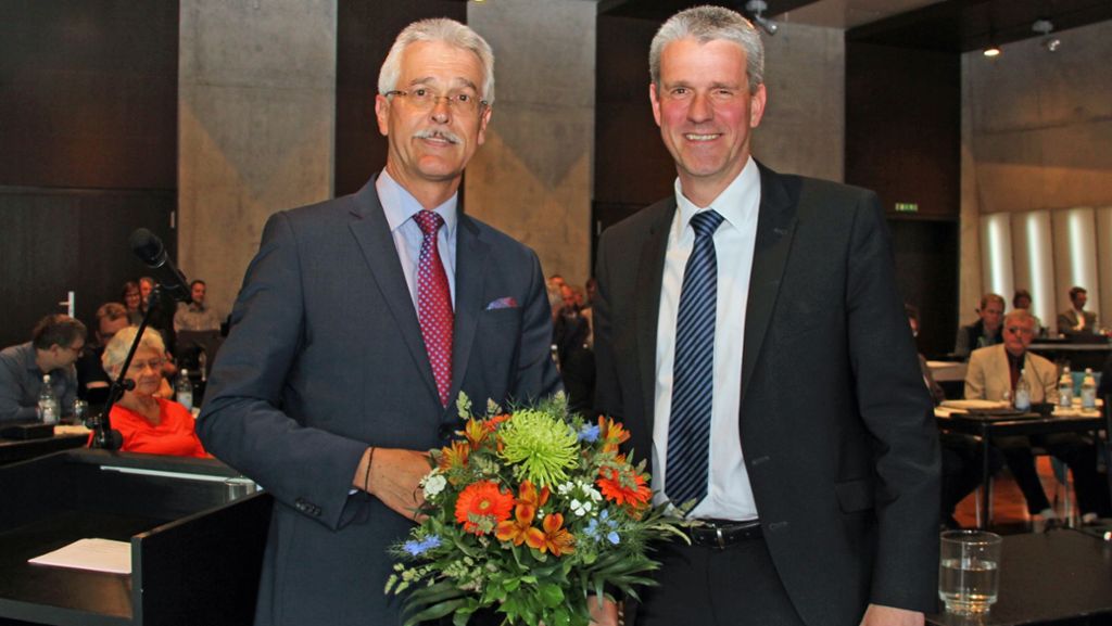 Bürgermeister in Ostfildern wiedergewählt: Rainer Lechner hängt noch eine Amtszeit dran