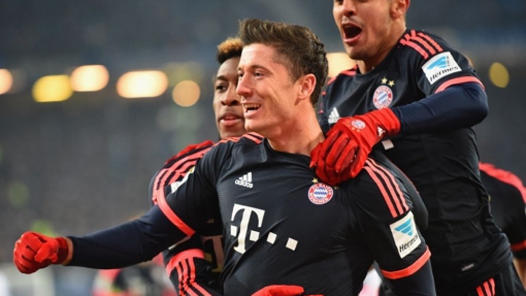 Fußball-Bundesliga: Bayern München siegt in Hamburg