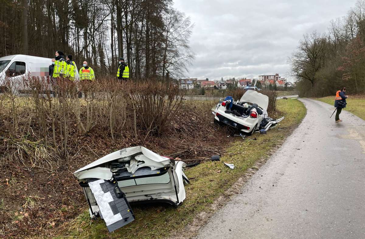 Der Unfall ereignete sich bei Renningen.
