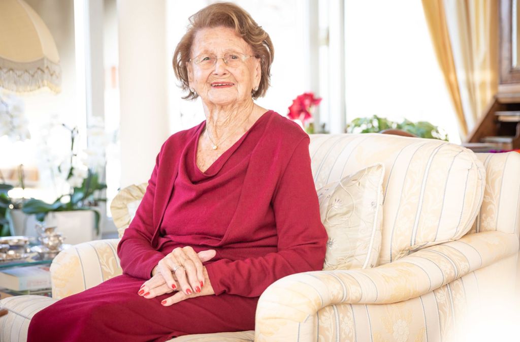 Lydia Drexler-Nanz hat vor kurzem ihren 100. Geburtstag gefeiert.