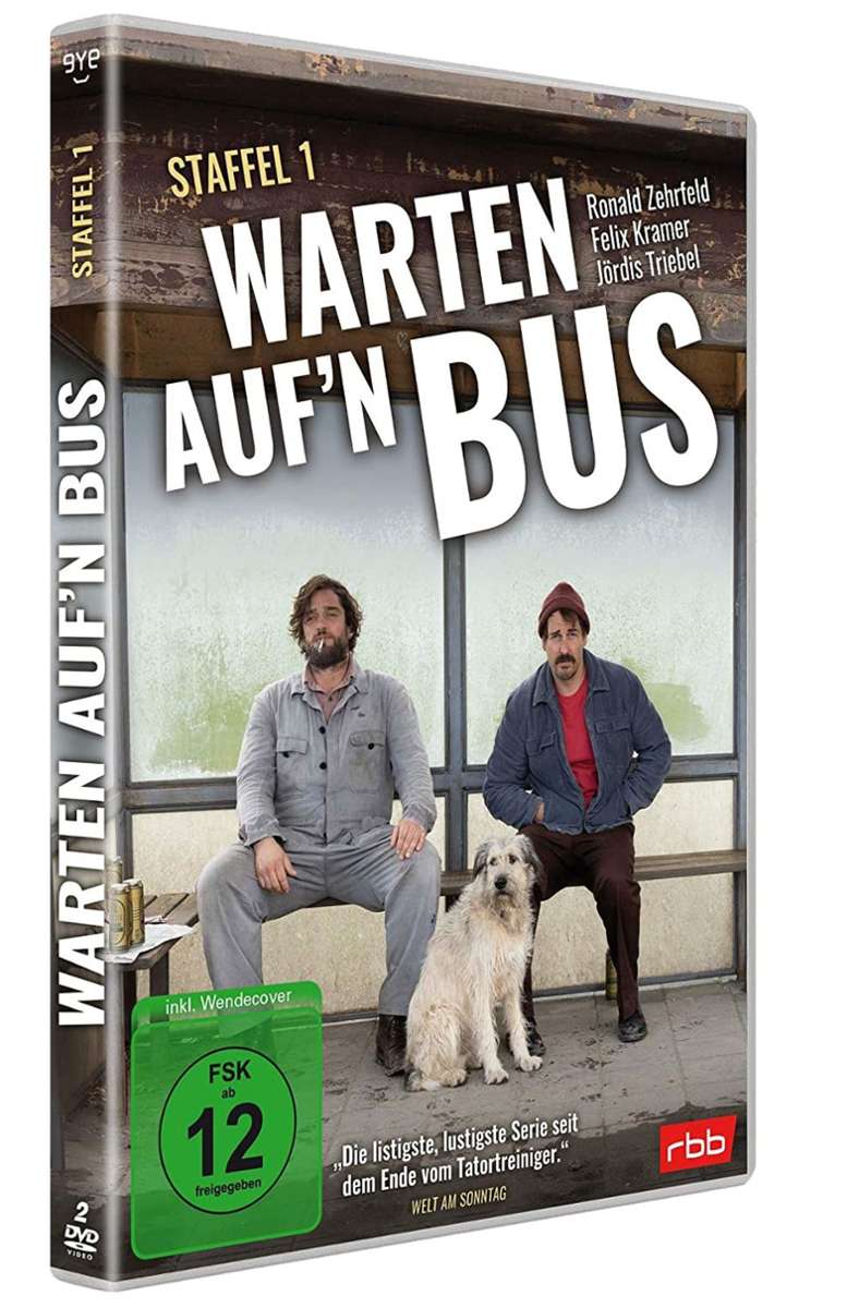 Warten auf’n Bus. Regie: Dirk Kummer. Eye See Movies DVD/Blu-Ray. 240 Minuten. Ca. 17/19 Euro. Zwei arbeitslose Freunde treffen sich an einer Bushaltestelle in Brandenburg und quatschen drauflos. (kms)