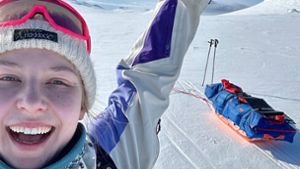 24-jährige Klimaaktivistin: Sie läuft  bei  minus 45 Grad alleine bis zum Südpol