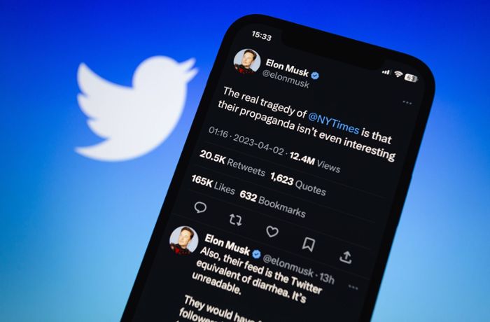 Entfernung von altem Verifikationshäkchen: Twitter-Besitzer Elon Musk schießt gegen New York Times