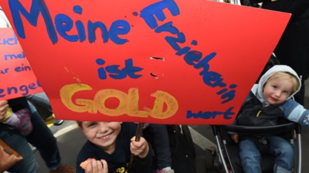 Baden-Württemberg: Kita-Streik geht weiter