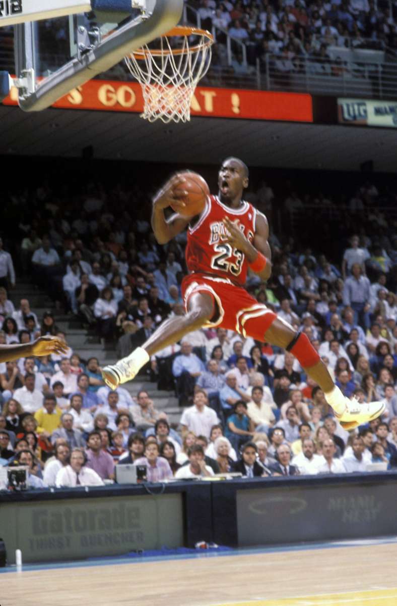Auch Basketball-Star Michael Jordan ist eine Legende...