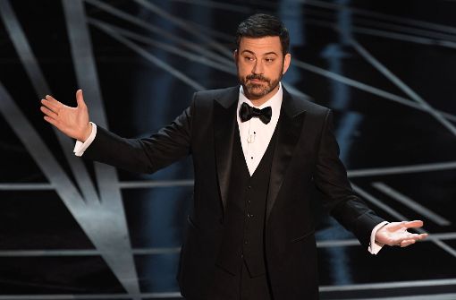 Der US-Komiker und Talkshow-Moderator Jimmy Kimmel (49) wird erneut Gastgeber der Oscar-Show. Foto: AFP