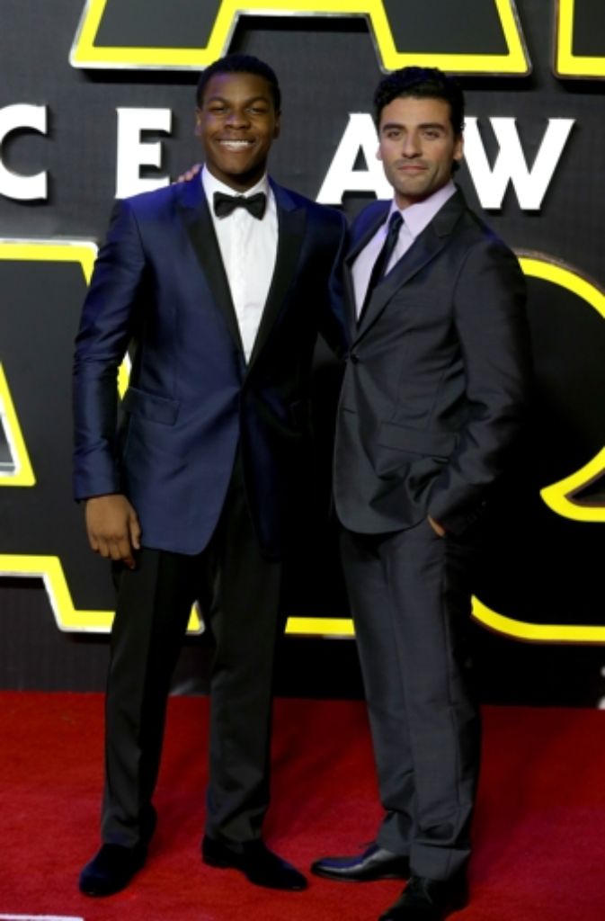 John Boyega und Oscar Isaac gehören zur Crew. Beide spielen in „Das Erwachen der Macht“ mit.