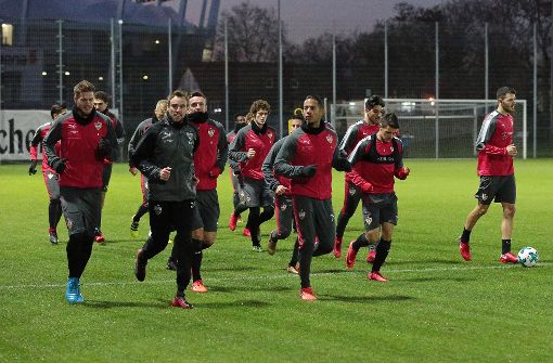 Der VfB Stuttgart bereitet sich auf das Spiel in Hannover vor. Foto: Pressefoto Baumann