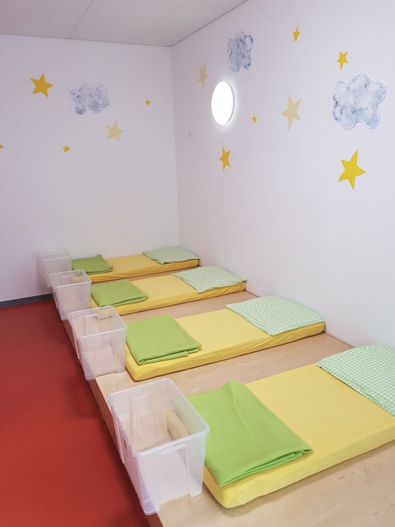 Auch Schlafplätze sind im neuen Kindergarten vorgesehen.