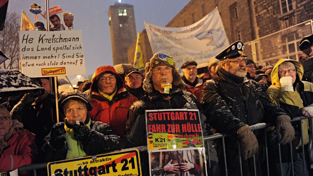 Stuttgart 21: Anketten bleibt als Protestmittel umstritten