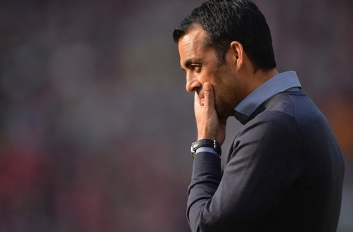 Drei Spiele, null Punkte: Der Druck auf den VfB Stuttgart und den Manager Robin Dutt steigt. Foto: Getty Images
