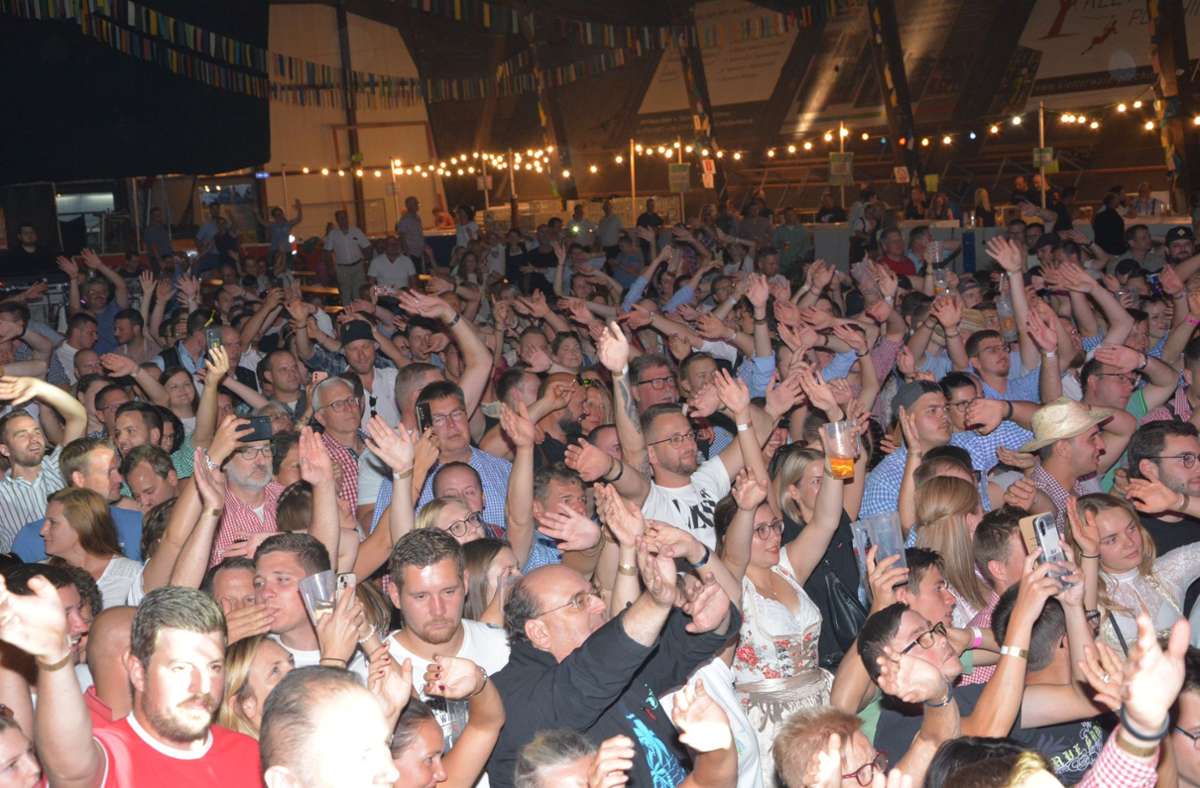 Begeistertes Publikum am Wochnende in Wernau.