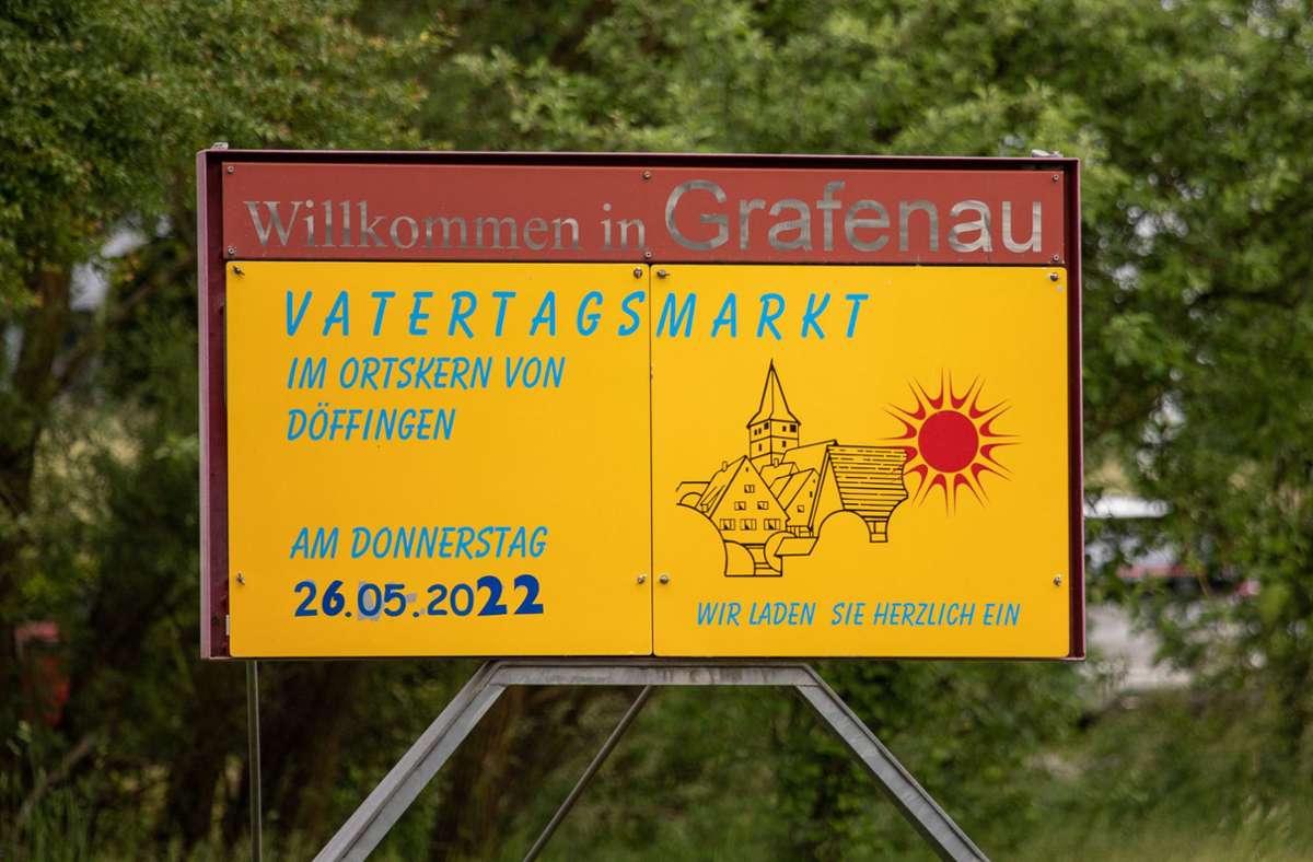 Nach zwei Jahren Pause kann der Vatertagsmarkt in Grafenau-Döffingen wieder stattfinden.