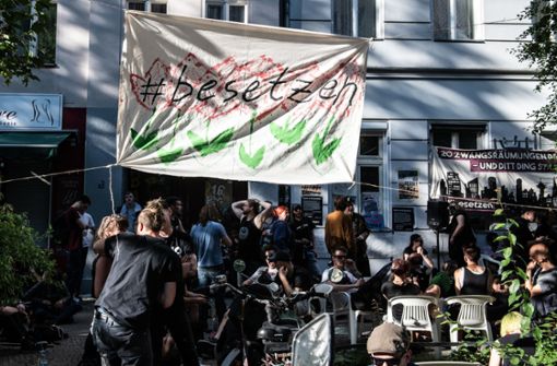 In Berlin haben Aktivisten Häuser besetzt. Foto: dpa