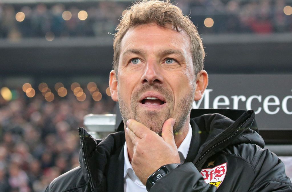 Es gibt Erklärungsbedarf: Markus Weinzierl, Trainer des VfB Stuttgart