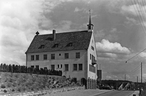 Den Bau eines neuen Rathauses  auf der grünen Wiese haben die Nazis durchgedrückt – sehr zum Unwillen der Bevölkerung. Foto: EZ/Archiv