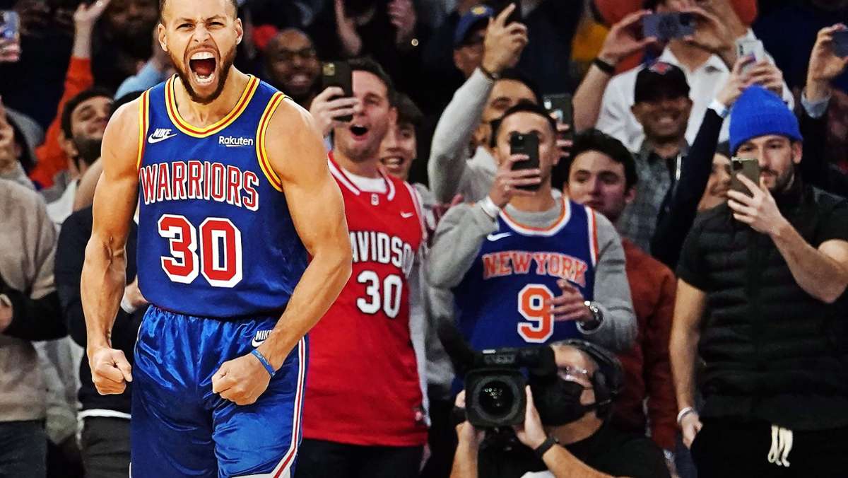 Rekord in Basketballliga NBA: Stephen Curry lässt Dreier regnen