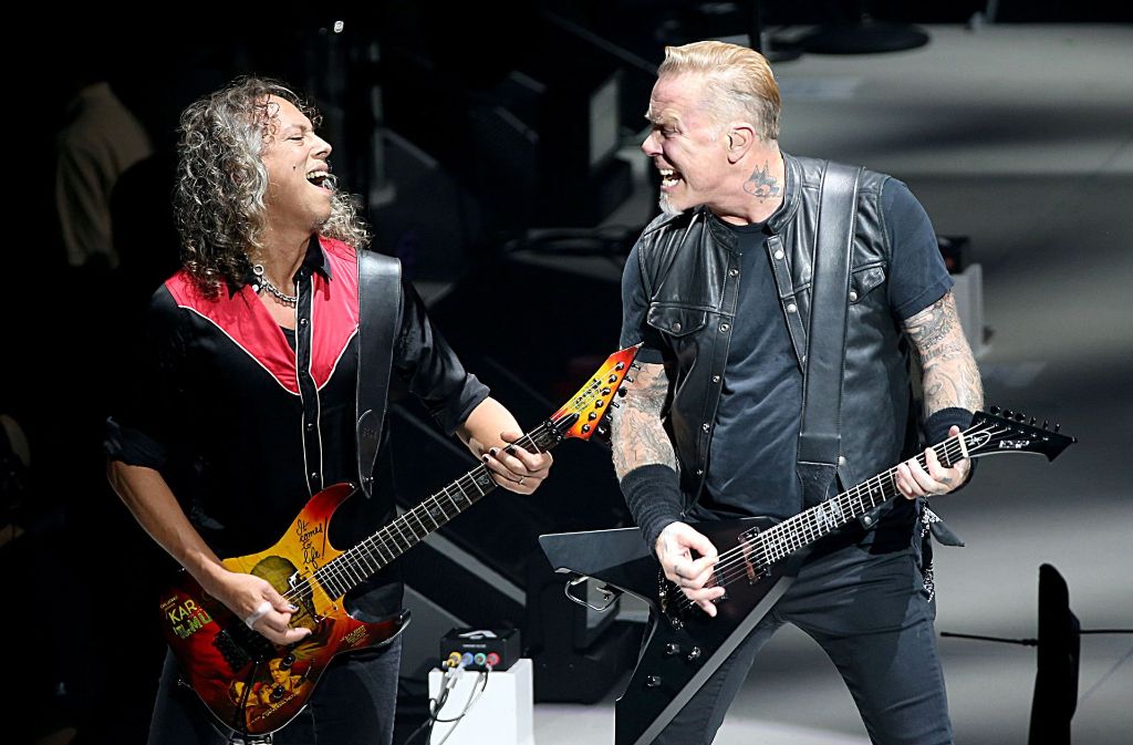 Im Duett: Kirk Hammett (links) und James Hetfield