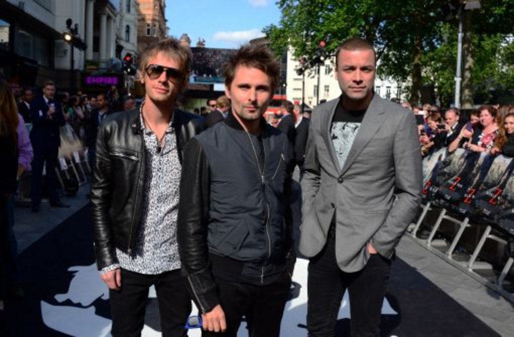 Die britische Rockband Muse traten bei der Premiere von "World War Z" auf.