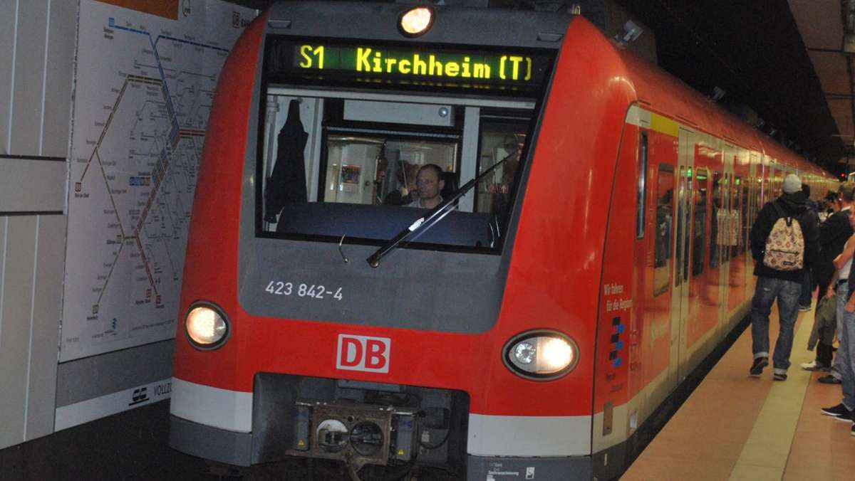 S-Bahn in Stuttgart: Baustellen sorgen für Zugausfälle