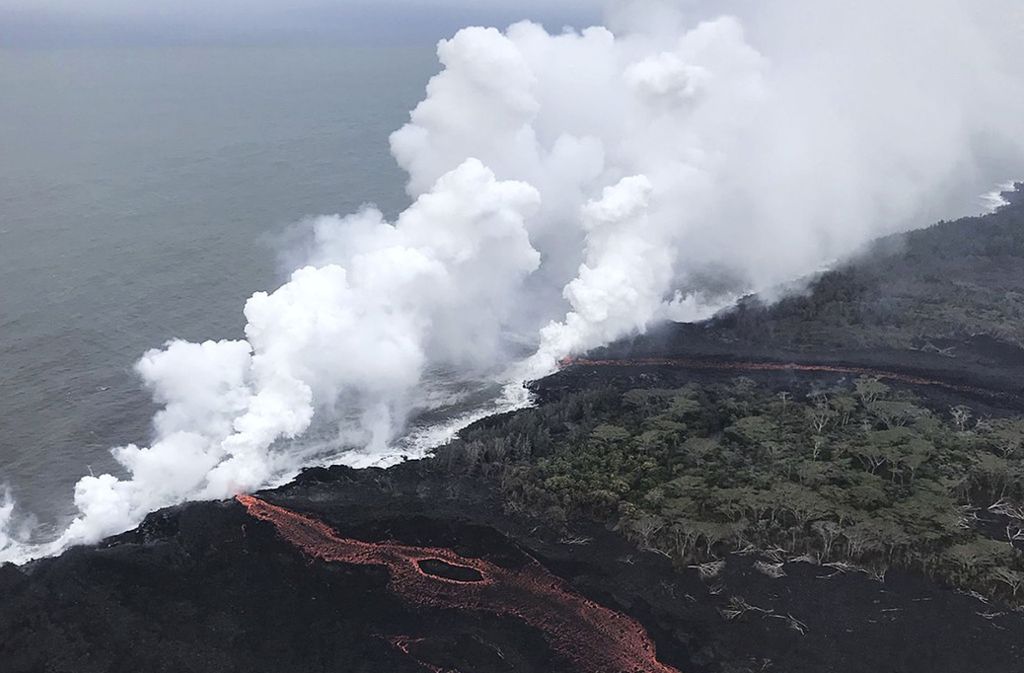 Es gibt derzeit keine Anzeichen, dass sich der Kilauea wieder beruhigt.