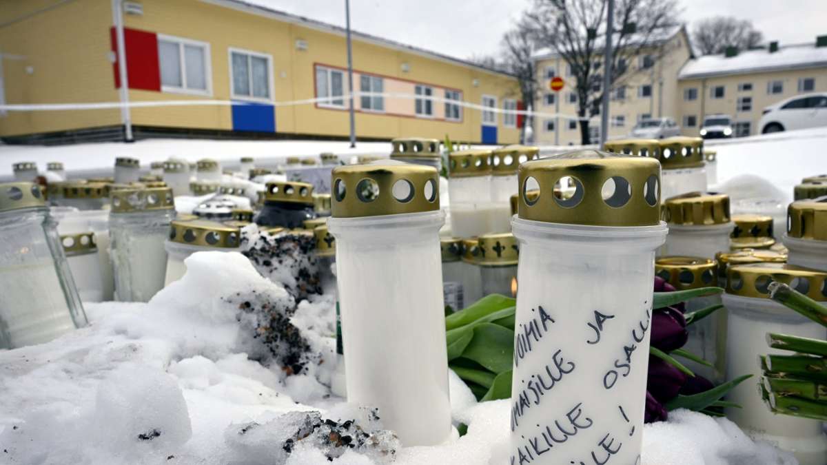 Kriminalität: Mobbing war Grund für Schüsse in finnischer Grundschule