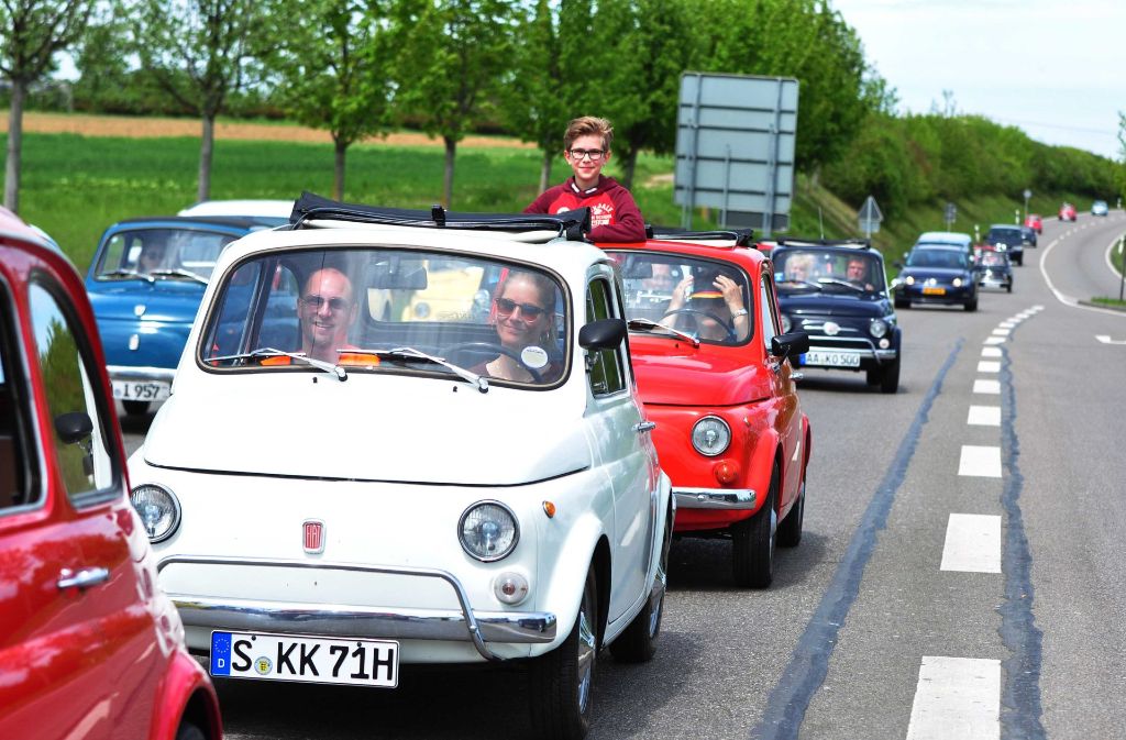 Eindrücke vom Fiat-500-Treffen.