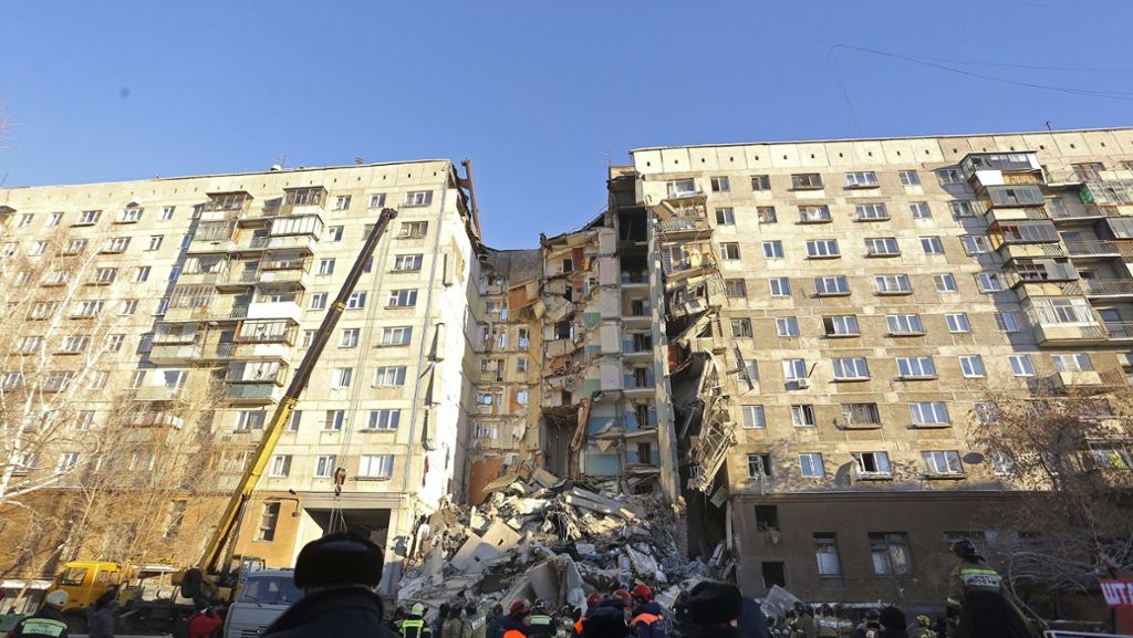 Unglück in Russland: Zahl der Todesopfer nach Gasexplosion steigt weiter