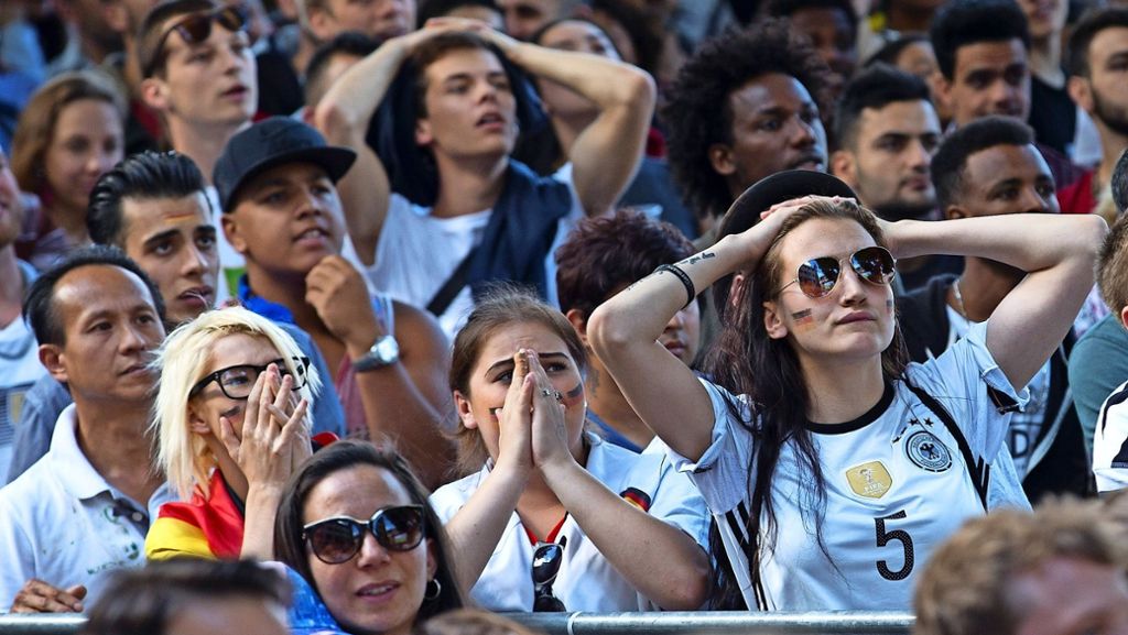 Deutsches WM-Aus gegen Südkorea: Ernüchterung bei den Fußball-Fans in Stuttgart