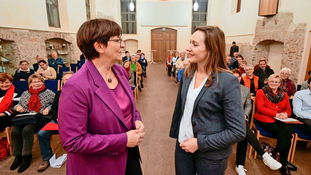 SPD-Parteivorsitzende Saskia Esken zu Gast in Weil der Stadt: Arbeit – heute und morgen