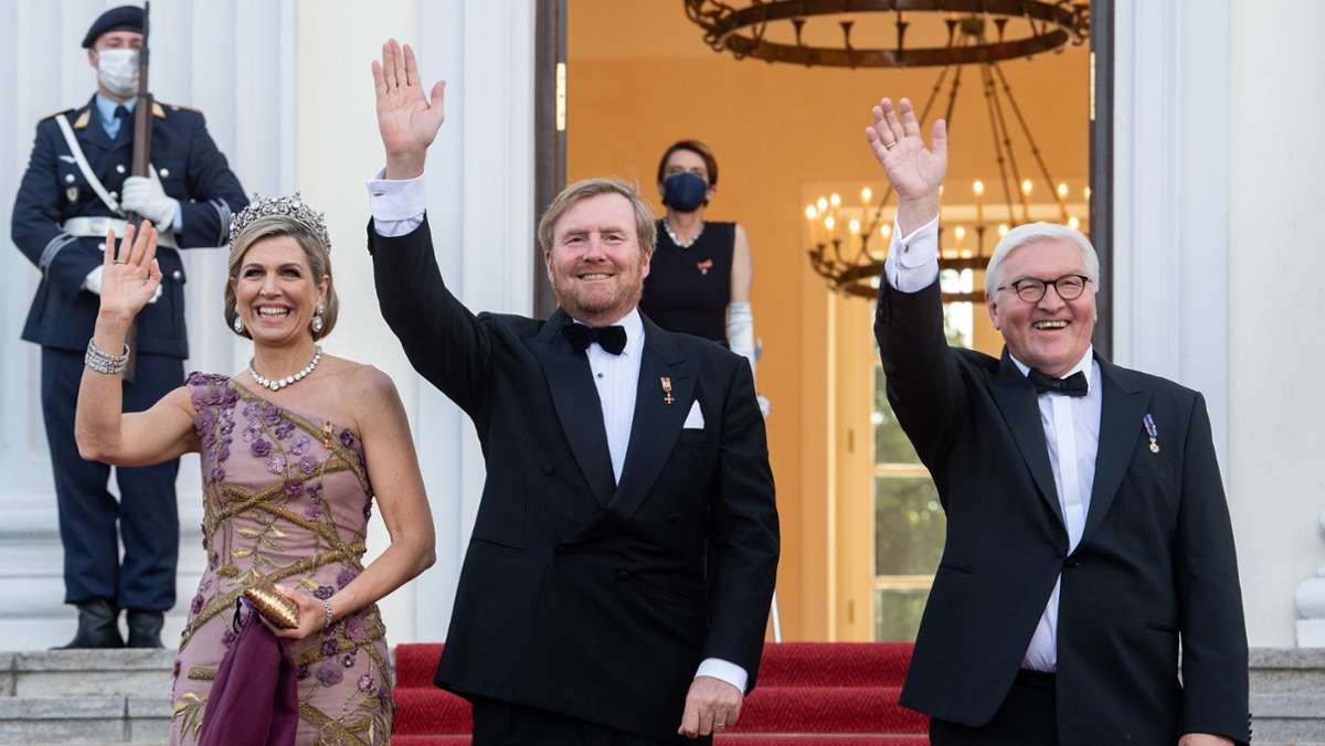 Staatsbankett in Berlin: Bundespräsident empfängt niederländisches Königspaar