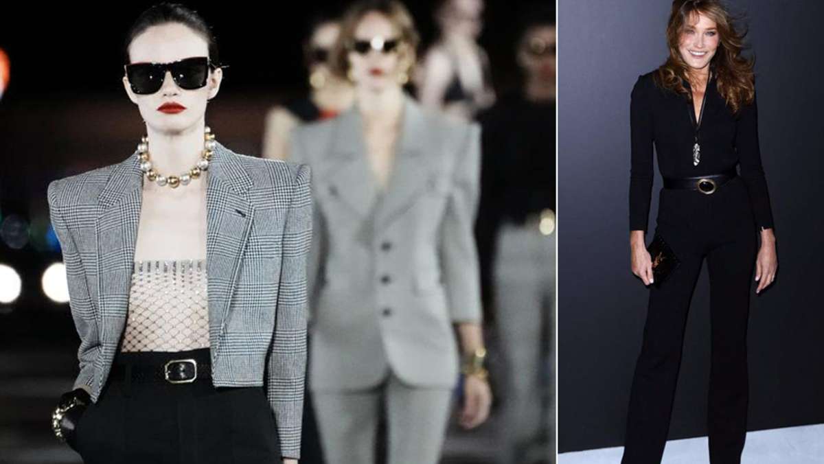 Fashion Week in Paris: Yves Saint Laurent bringt die Kastenform zurück