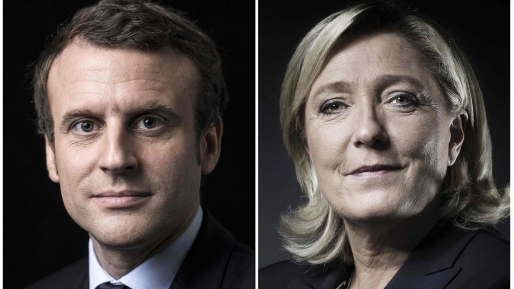 Präsidentschaftswahl in Frankreich: Macron und Le Pen bei Frankreich-Wahl vorne