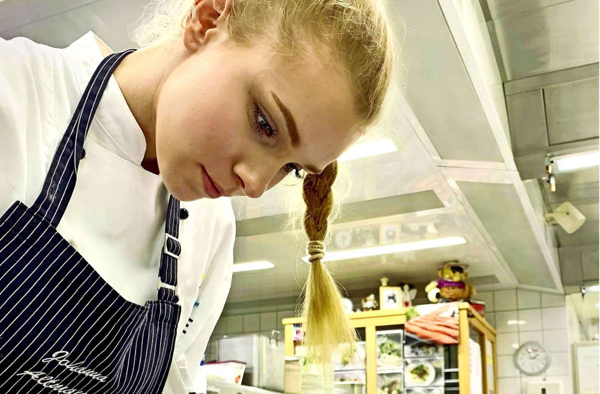 Johanna Altmann wurde in dem hochklassigen Restaurant Landhaus Feckl in Ehningen zur Köchin ausgebildet. Seit Herbst studiert die 20-Jährige in London.