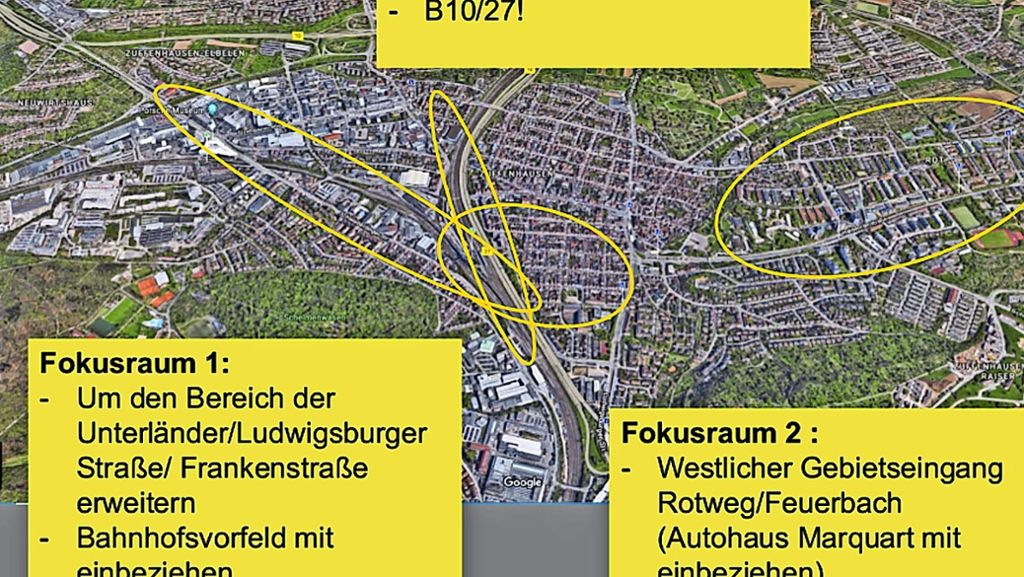 Strukturkonzept Nord für Zuffenhausen: Den Stadtbezirk im Blick
