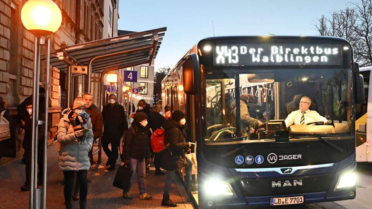 Ludwigsburger und Waiblinger ÖPNV: Staus bremsen den Expressbus