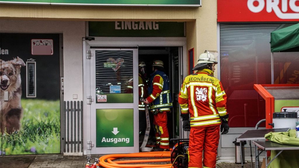 Feuerwehreinsatz in Leonberg: Brand in einer Zoohandlung