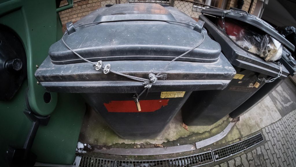 Abfallentsorgung in Stuttgart: Abschließbare Mülltonnen gegen Missbrauch