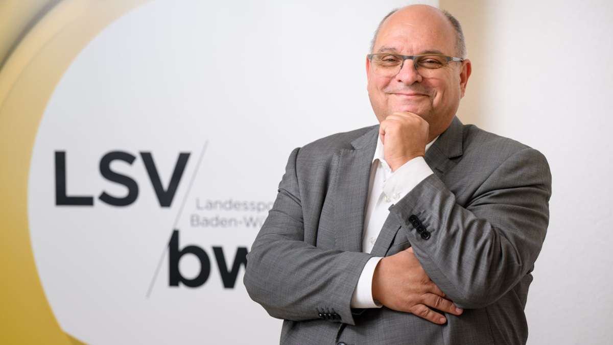 LSVBW-Präsident Jürgen Scholz: „Es kann nicht sein, dass die Vereine abgespeist werden“