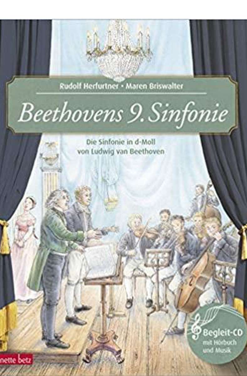 Im Jubiläumsjahr von Ludwig van Beethoven wird auch mit einem Kinderbuch gefeiert. Die musikalischen Bilderbücher (eine CD liegt bei) sind immer empfehlenswert. Diese erzählt das Leben des Komponisten und vor allem von der Entstehung der 9. Sinfonie. (nja)