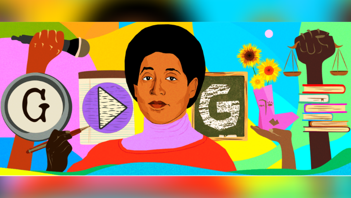 Dichterin, Feministin, Professorin und Bürgerrechtlerin: Audre Lorde war eine Schlüsselfigur der schwarzen & LGBTQ+-Kulturbewegung des 20. Jahrhunderts. Ein Google Doodle ehrt sie zu ihrem 87. Geburtstag.