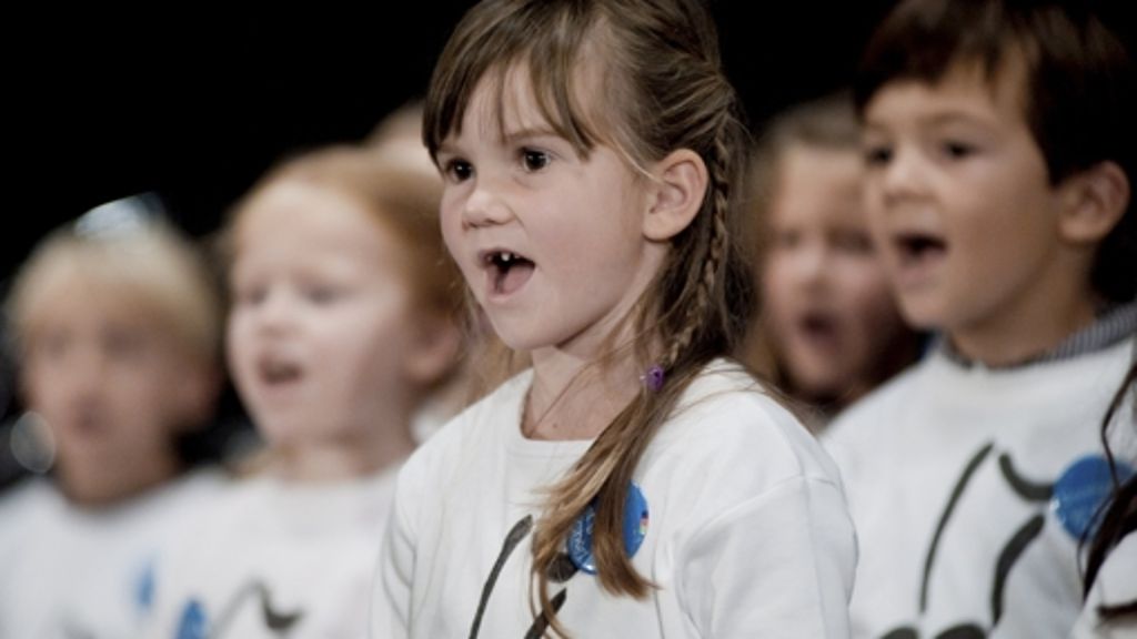 Kinderchor in Bad Cannstatt: Grundschüler singen gemeinsam