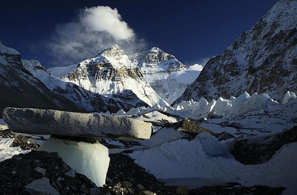Blick auf den Everest auf über 6000 Meter.