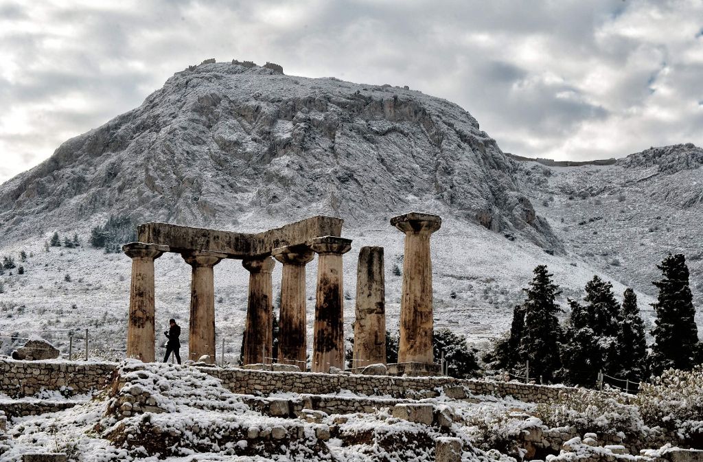Der Tempel des Apollon rund 80 Kilometer von Athen entfernt.